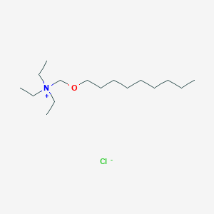 N,N-Diethyl-N-[(nonyloxy)methyl]ethanaminium chloride