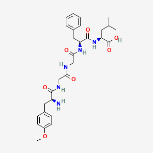 O-Methyl-L-tyrosylglycylglycyl-L-phenylalanyl-L-leucine