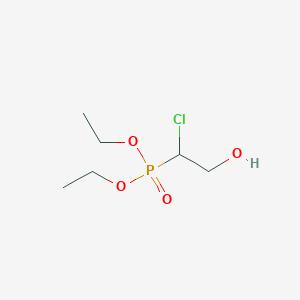 Diethyl (1-chloro-2-hydroxyethyl)phosphonate