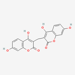 3,3'-Methylenebis(4,7-dihydroxy-2H-1-benzopyran-2-one)