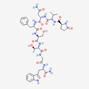 molecular formula C43H57N11O12 B1448766 Adipokinetic Hormone G (Gryllus bimaculatus) CAS No. 113800-65-0