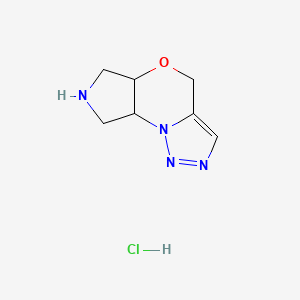 6,7,8,8a-Tetrahydro-4H,5aH-pyrrolo[3,4-b][1,2,3]triazolo[1,5-d][1,4]oxazine hydrochloride