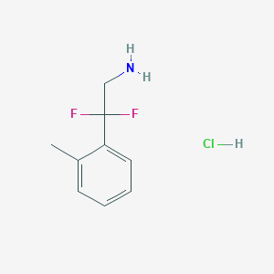 2,2-Difluoro-2-(2-methylphenyl)ethan-1-amine hydrochloride