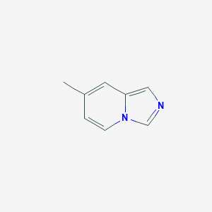 molecular formula C8H8N2 B144877 7-Methylimidazo[1,5-a]pyridine CAS No. 139452-19-0