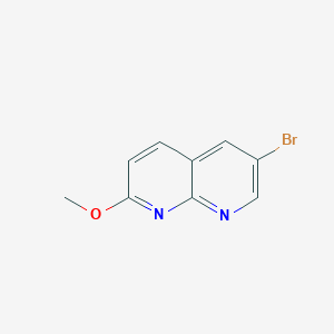 molecular formula C9H7BrN2O B1448771 6-Bromo-2-methoxy-1,8-naphthyridine CAS No. 1246554-28-8