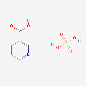 Pyridine-3-carboxylic acid--sulfuric acid (1/1)