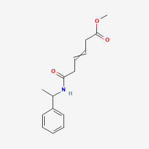 Methyl 6-oxo-6-[(1-phenylethyl)amino]hex-3-enoate