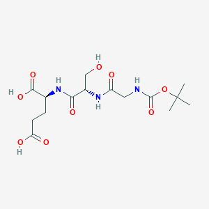 N-(tert-Butoxycarbonyl)glycyl-L-seryl-L-glutamic acid