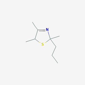 2,4,5-Trimethyl-2-propyl-2,5-dihydro-1,3-thiazole