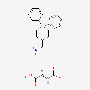 4,4-Diphenylcyclohexanemethylamine maleate