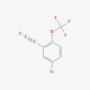 4-Bromo-2-ethynyl-1-(trifluoromethoxy)benzene