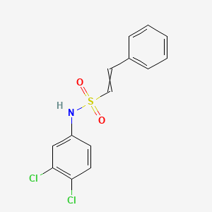 N-(3,4-Dichlorophenyl)-2-phenylethene-1-sulfonamide