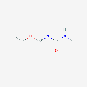 molecular formula C6H12N2O2 B14487797 Ethyl N-(methylcarbamoyl)ethanimidate CAS No. 64961-43-9