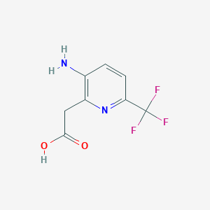 3-Amino-6-(trifluoromethyl)pyridine-2-acetic acid