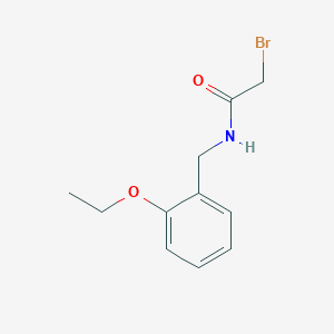 molecular formula C11H14BrNO2 B1448789 2-溴-N-(2-乙氧基苄基)乙酰胺 CAS No. 2096986-70-6
