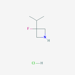 3-Fluoro-3-(propan-2-yl)azetidine hydrochloride