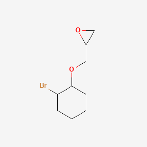 2-{[(2-Bromocyclohexyl)oxy]methyl}oxirane