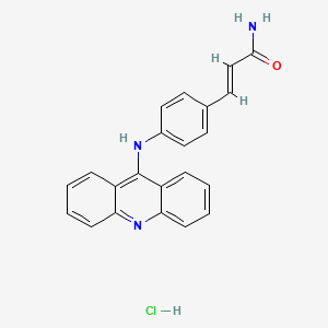 3-(4-(9-Acridinylamino)phenyl)-2-propenamide monohydrochloride