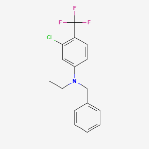 N-Benzyl-3-chloro-N-ethyl-4-(trifluoromethyl)aniline