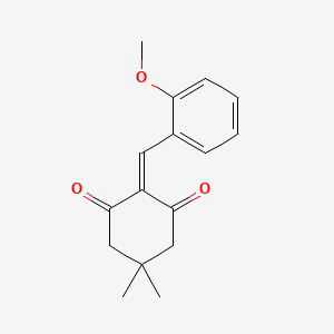 2-[(2-Methoxyphenyl)methylidene]-5,5-dimethylcyclohexane-1,3-dione