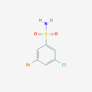 molecular formula C6H5BrClNO2S B1448811 3-Bromo-5-chlorobenzenesulfonamide CAS No. 1261524-60-0
