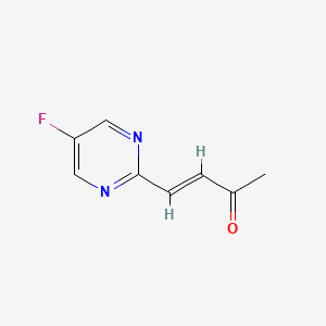 molecular formula C8H7FN2O B1448823 (E)-4-(5-fluoropyriMidin-2-yl)but-3-en-2-one CAS No. 1432793-64-0