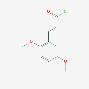 molecular formula C11H13ClO3 B1448852 3-(2,5-Dimethoxyphenyl)propionyl chloride CAS No. 100126-94-1