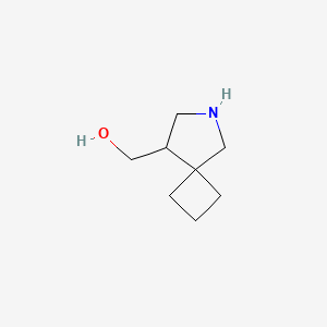 molecular formula C8H15NO B1448859 (6-Azaspiro[3.4]octan-8-yl)methanol CAS No. 2091216-75-8