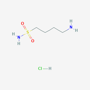 molecular formula C4H13ClN2O2S B1448866 4-Aminobutane-1-sulfonamide hydrochloride CAS No. 860704-68-3