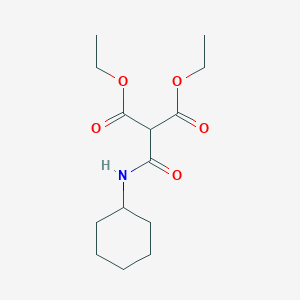 Diethyl (cyclohexylcarbamoyl)propanedioate