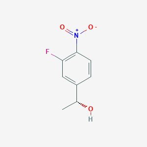 molecular formula C8H8FNO3 B1448889 (R)-1-(3-氟-4-硝基苯基)乙醇 CAS No. 1956436-11-5