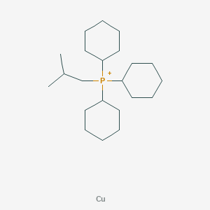 Copper;tricyclohexyl(2-methylpropyl)phosphanium