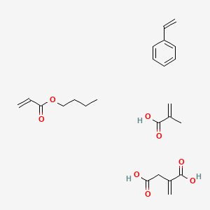 Butyl prop-2-enoate;2-methylidenebutanedioic acid;2-methylprop-2-enoic acid;styrene