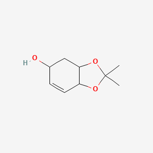 2,2-Dimethyl-3a,4,5,7a-tetrahydro-2H-1,3-benzodioxol-5-ol