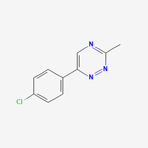 6-(4-Chlorophenyl)-3-methyl-1,2,4-triazine