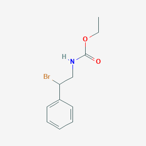 molecular formula C11H14BrNO2 B14488995 Ethyl (2-bromo-2-phenylethyl)carbamate CAS No. 63409-27-8