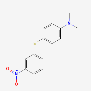 N,N-Dimethyl-4-[(3-nitrophenyl)tellanyl]aniline