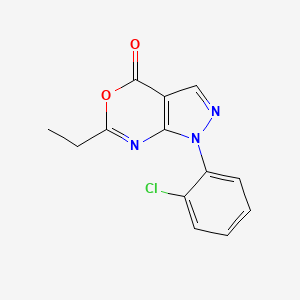 1-(2-Chlorophenyl)-6-ethylpyrazolo[3,4-d][1,3]oxazin-4(1H)-one