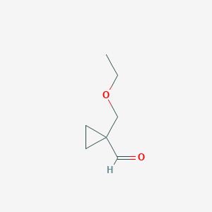 B1448903 1-(Ethoxymethyl)cyclopropane-1-carbaldehyde CAS No. 1934420-08-2