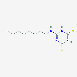 6-(Octylamino)-1,3,5-triazine-2,4(1H,3H)-dithione