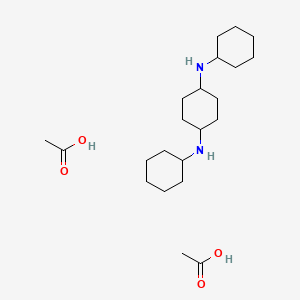 N,N'-Dicyclohexyl-1,4-cyclohexanediamine diacetate