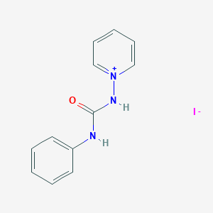 molecular formula C12H12IN3O B14489051 1-[(Phenylcarbamoyl)amino]pyridin-1-ium iodide CAS No. 63237-89-8