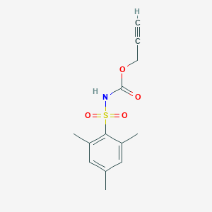 Prop-2-yn-1-yl (2,4,6-trimethylbenzene-1-sulfonyl)carbamate