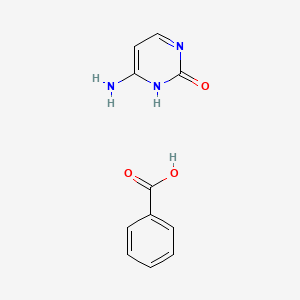 6-amino-1H-pyrimidin-2-one;benzoic acid