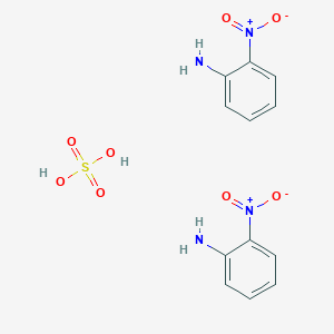 molecular formula C12H14N4O8S B14489110 2-Nitroaniline;sulfuric acid CAS No. 65177-62-0