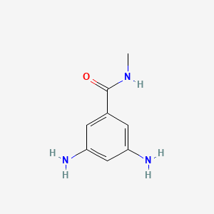 molecular formula C8H11N3O B14489123 3,5-Diamino-N-methylbenzamide CAS No. 64621-83-6