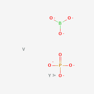 molecular formula BO7PVY-3 B14489152 Vanadium;yttrium(3+);borate;phosphate CAS No. 65255-98-3