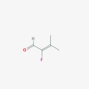 2-Fluoro-3-methylbut-2-enal