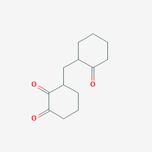 3-[(2-Oxocyclohexyl)methyl]cyclohexane-1,2-dione