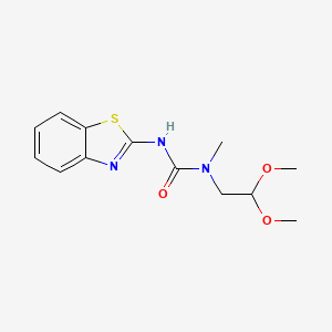 N'-1,3-Benzothiazol-2-yl-N-(2,2-dimethoxyethyl)-N-methylurea